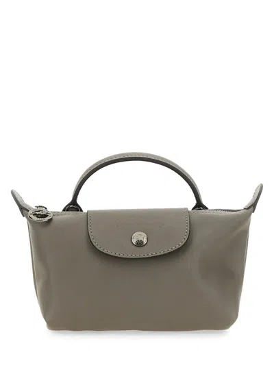 Longchamp Mini Leather Le Pliage Xtra Handbag In Dove