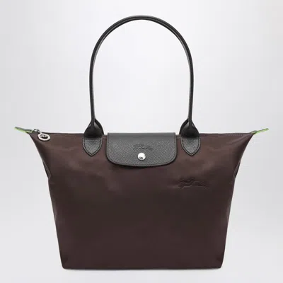 Longchamp Mocha Coloured Le Pliage Green M Bag