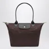 Longchamp Mocha Coloured Le Pliage Green M Bag