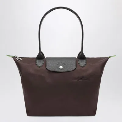 Longchamp Mocha Coloured Le Pliage Green M Bag