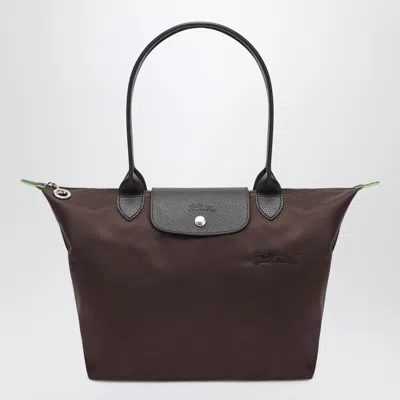 Longchamp Mocha Coloured Le Pliage Green M Bag
