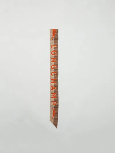 Longchamp Neck Scarf Woman  In White