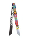 Longchamp Number-printed Scarf In Multi