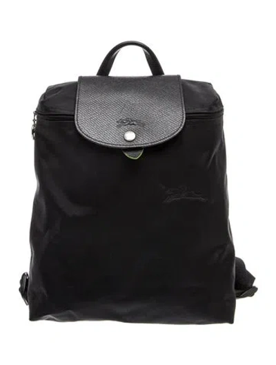Pre-owned Longchamp Nylon Backpack In Grey