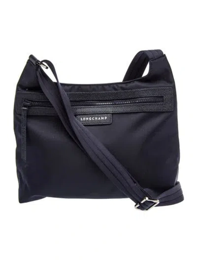 Pre-owned Longchamp Nylon Crossbody Bag In Blue
