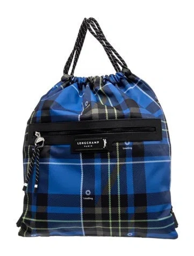 Pre-owned Longchamp Nylon Le Pliage Energy In Blue