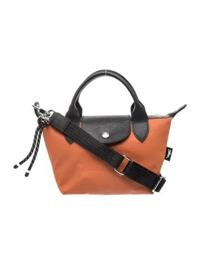 Pre-owned Longchamp Nylon Le Pliage Energy Xs In Orange