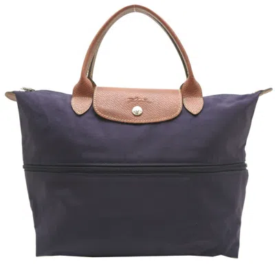 Pre-owned Longchamp Nylon Leather Handbag () In Multi