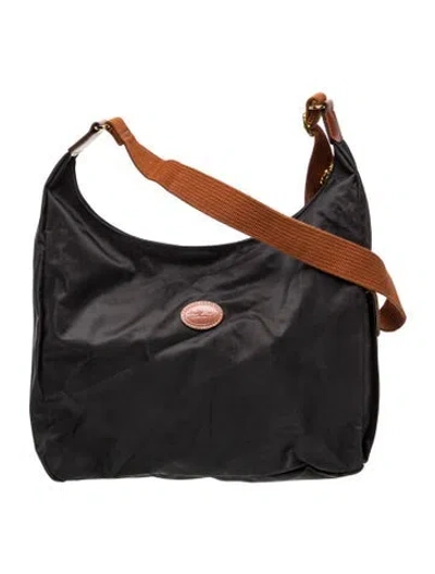 Pre-owned Longchamp Nylon Nylon Tote In Black