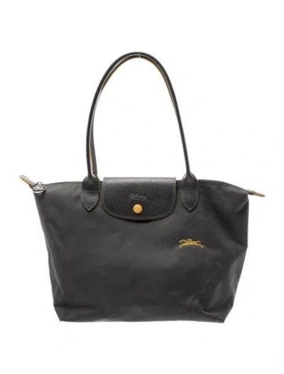 Pre-owned Longchamp Nylon Shopping. In Black