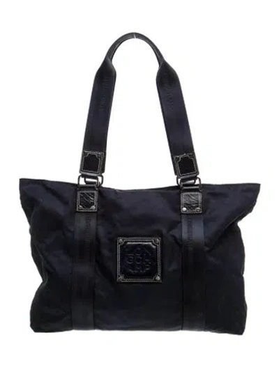 Pre-owned Longchamp Nylon Shoulder Bag In Blue