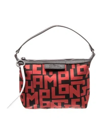 Pre-owned Longchamp Nylon Shoulder Bag In Multi
