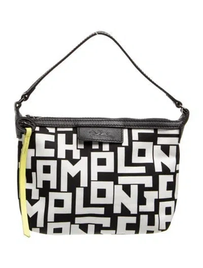 Pre-owned Longchamp Nylon Shoulder Bag In Multicolor
