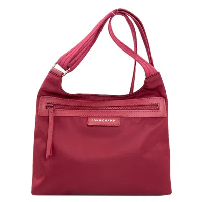 Pre-owned Longchamp Nylon Shoulder Bag () In Blue