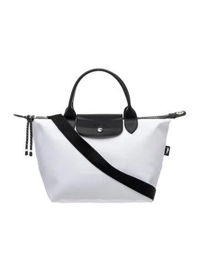 Pre-owned Longchamp Nylon Top Handle Bag In Multicolor