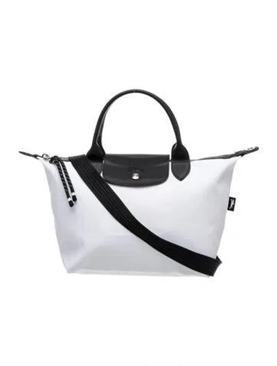 Pre-owned Longchamp Nylon Top Handle Bag In Multicolor