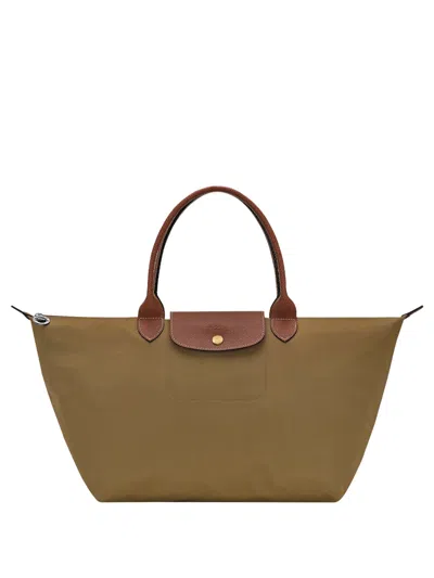 Longchamp Olive Le Pliage Original Handbag In Orange