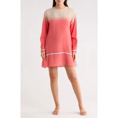Longchamp Ombré Dress In Pink