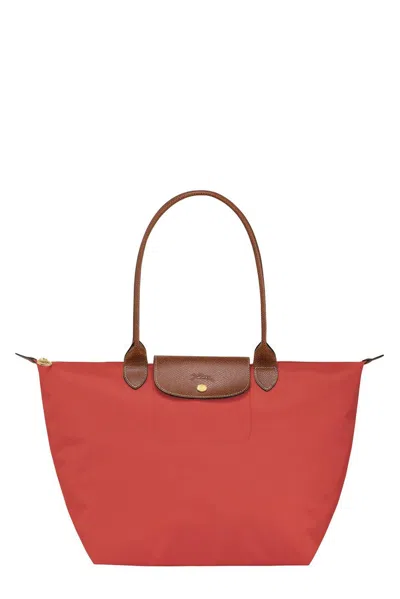 Longchamp Ongchamp Le Pliage Large Top Handle Bag In Tomate