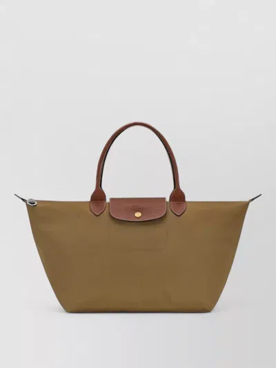 Longchamp Original Foldable Tote Bag Leather Handles