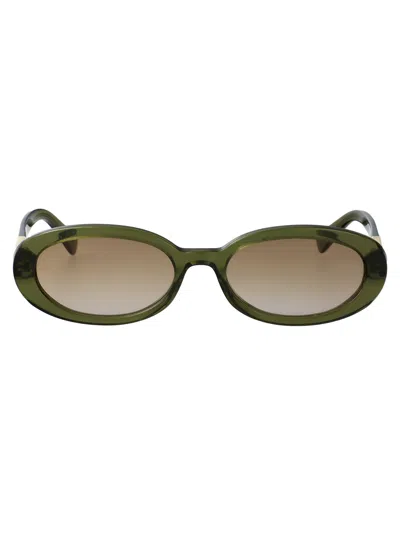 Longchamp Oval Sunglasses Lo795 S 319 In Multi