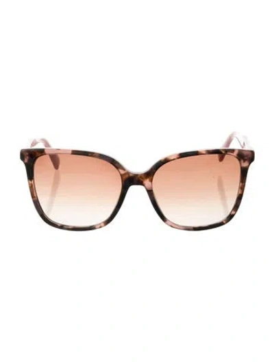 Pre-owned Longchamp Oversize Gradient Sunglasses In Multi