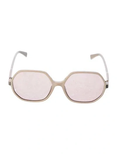 Pre-owned Longchamp Oversize Gradient Sunglasses In Neutrals
