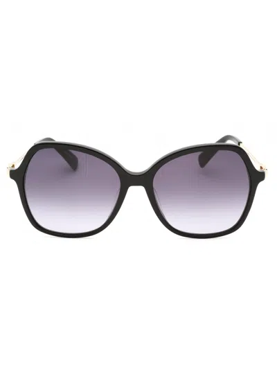 Longchamp Oversized Acetate Sunglasses In Purple