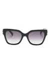Longchamp Oversized-frame Sunglasses In Black