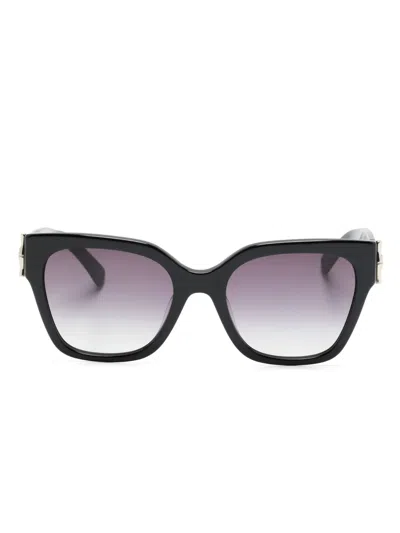 Longchamp Oversized-frame Sunglasses In Black