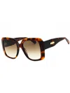 Longchamp Oversized Rectangular Sunglasses In Black