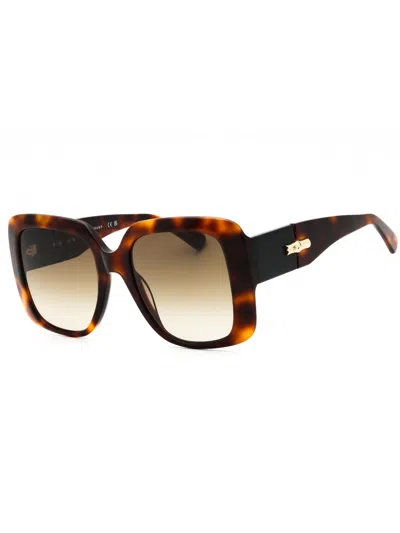 Longchamp Oversized Rectangular Sunglasses In Black