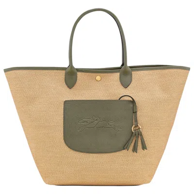 Longchamp Panier L Le Pliage Collection In Artichoke