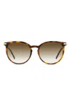 Longchamp Pantos-frame Sunglasses In Braun