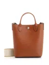 Shop Longchamp Paris Cabas Xs Handbags Brown
