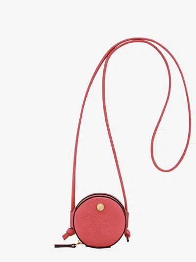 Longchamp Paris Epure Leather Coin Purse In Pink