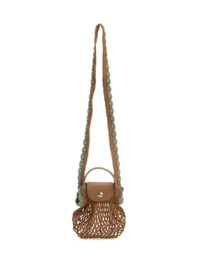 Longchamp Paris Le Pliage Collection Crossbody Bags Brown