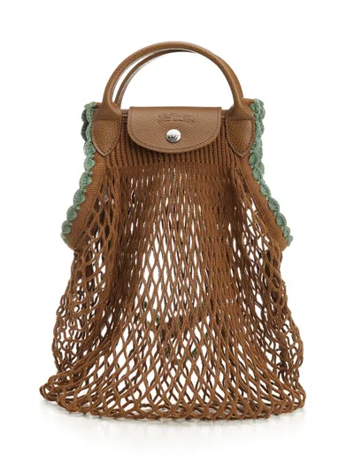 Longchamp Paris Le Pliage Collection Crossbody Bags Brown
