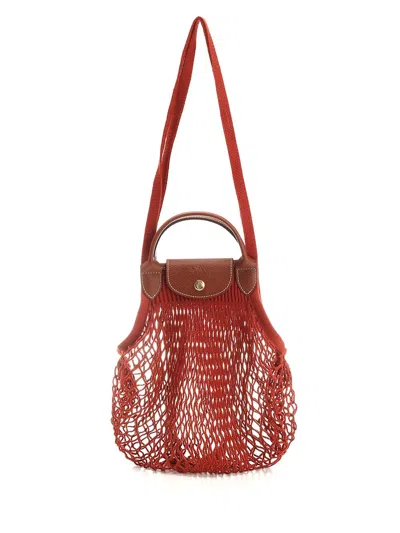 Longchamp Paris Le Pliage Filet - Sac Filet L Handbags Brown