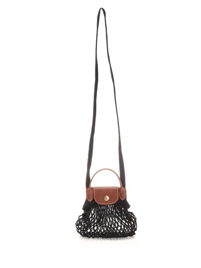 Longchamp Paris Le Pliage Filet - Sac Filet Xs Crossbody Bags Black