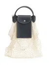 Longchamp Paris Le Pliage Filet Worker - Sac Filet L Crossbody Bags Blue