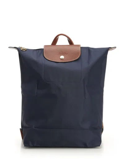 Longchamp Paris Le Pliage Original - Sac À Dos M Backpacks Blue