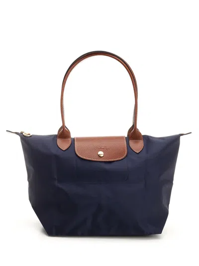 Longchamp Paris Le Pliage Original Handbags Blue