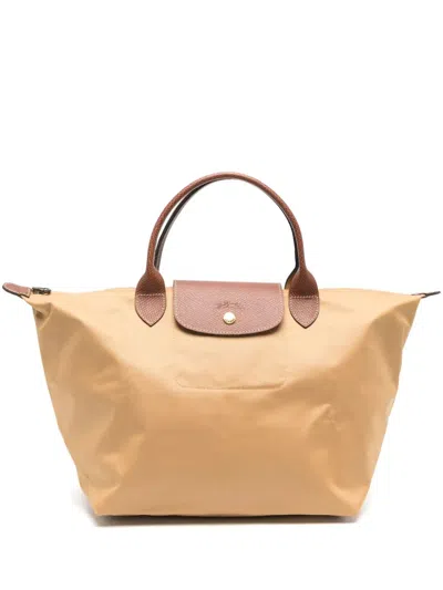 Longchamp Paris Le Pliage Original Handbags Brown