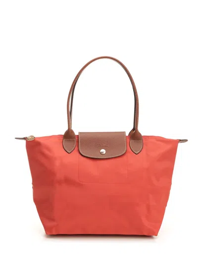 Longchamp Paris Le Pliage Original M" Bag Handbags Red