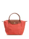 Shop Longchamp Paris Le Pliage Original S Handbags Red