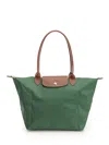 Longchamp Paris Le Pliage Original Shoulder Bags Green