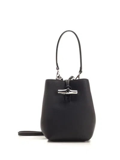 Longchamp Paris Le Roseau - Sac Porté Travers Crossbody Bags Black