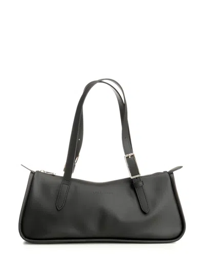Longchamp Paris Looong Shoulder Bags Black