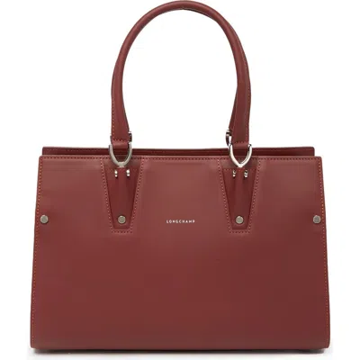 Longchamp Paris Premier Leather Satchel